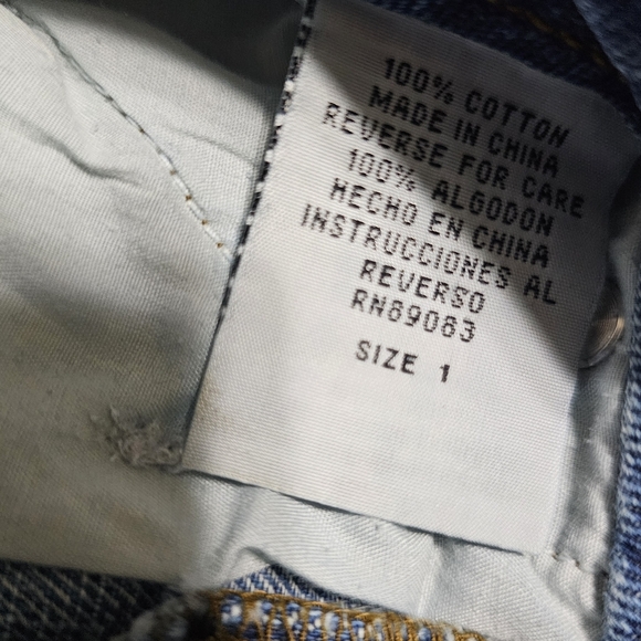 Vintage Y2K l.e.i. Chelsea Low Rise Denim Maxi Skirt. - Picture 4 of 6